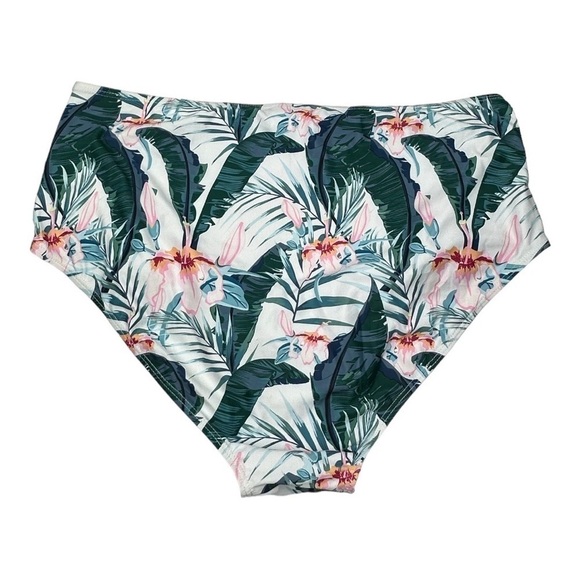Summer Mae High Waist Tropical Bikini Bottom Size 2XL - Picture 4 of 6